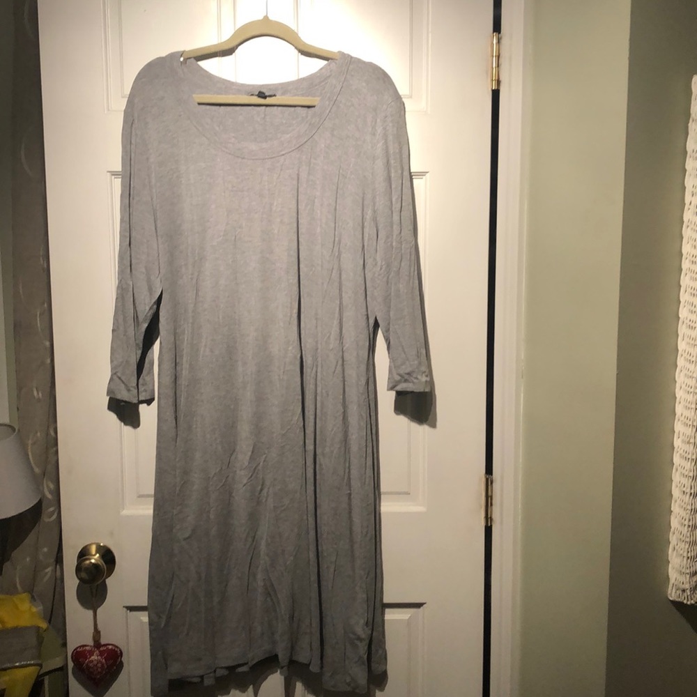 Cotton grey dress